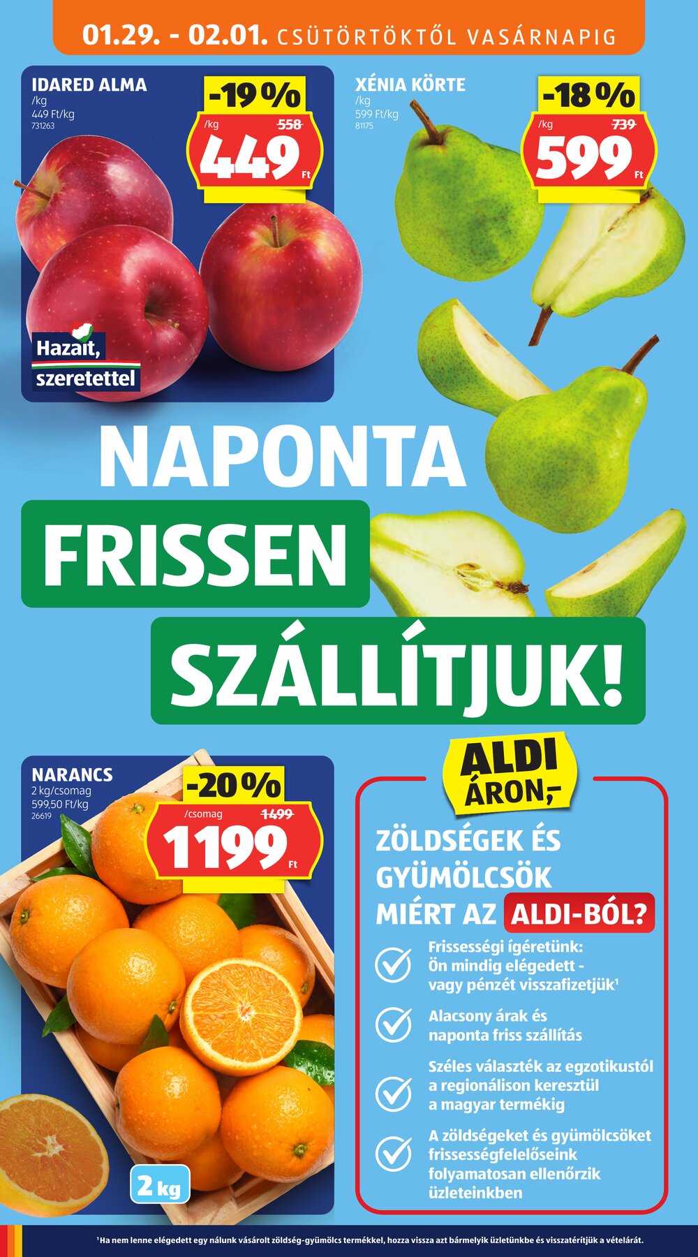 Aldi akciós újság 2026.01.29-től - 4. oldal.