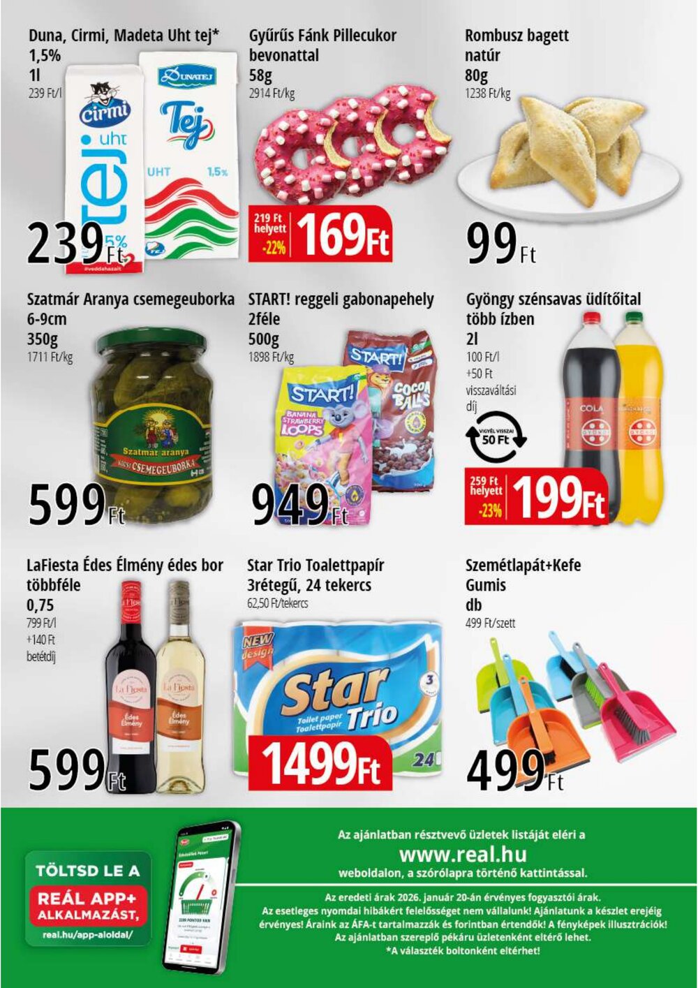 Reál akciós újság 2026.01.29-től - 2. oldal.