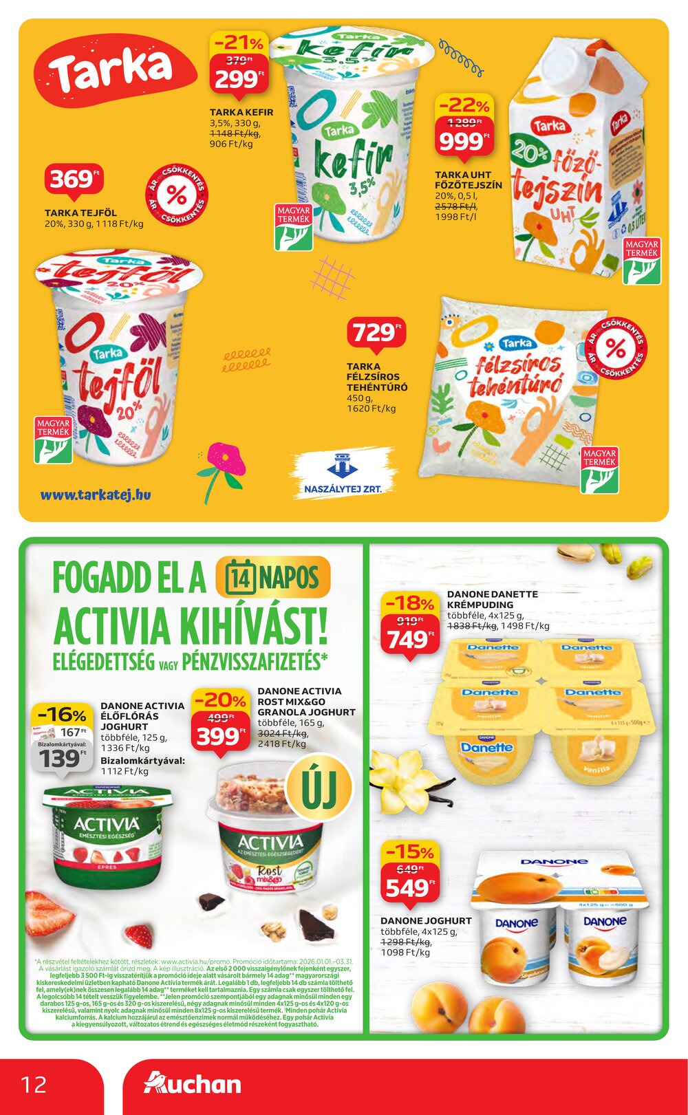 Auchan akciós újság 2026.01.29-től - 12. oldal.