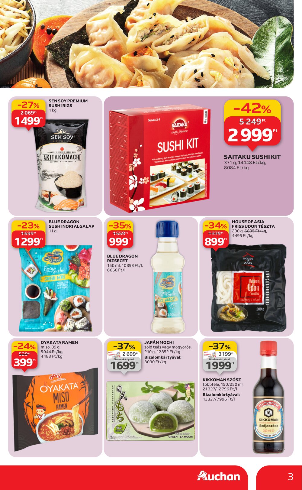 Auchan akciós újság 2026.01.29-től - 3. oldal.