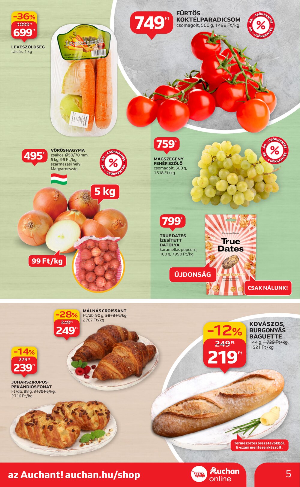 Auchan akciós újság 2026.01.29-től - 5. oldal.