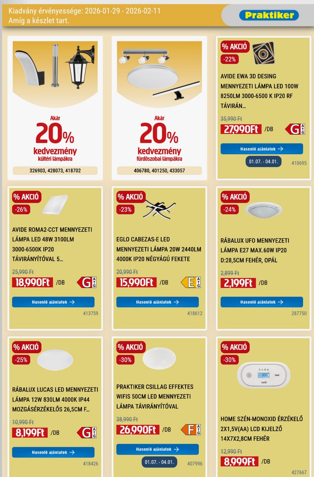 Praktiker akciós újság 2026.01.29-től - 11. oldal.