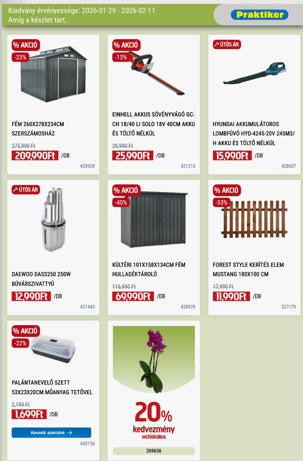 Praktiker akciós újság 2026.01.29-től - 13. oldal.