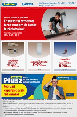 Praktiker akciós újság 2026.01.29-től