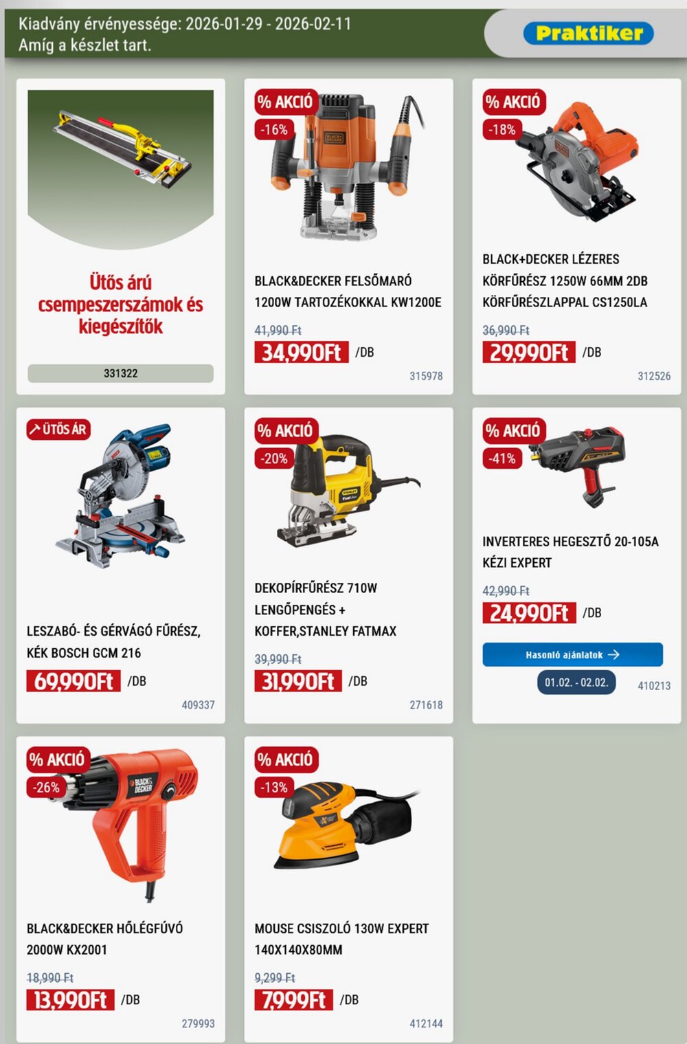 Praktiker akciós újság 2026.01.29-től - 21. oldal.