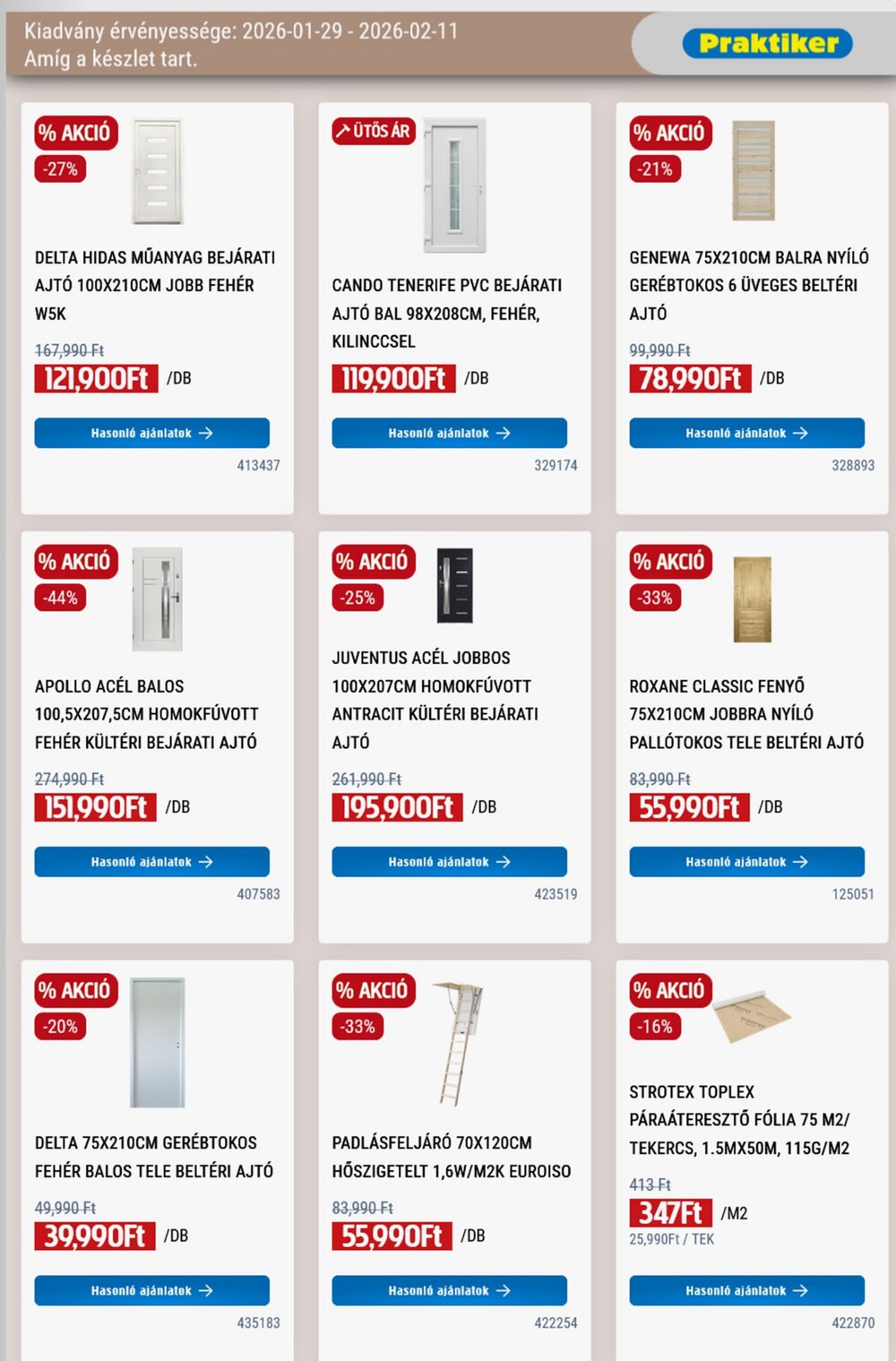 Praktiker akciós újság 2026.01.29-től - 23. oldal.