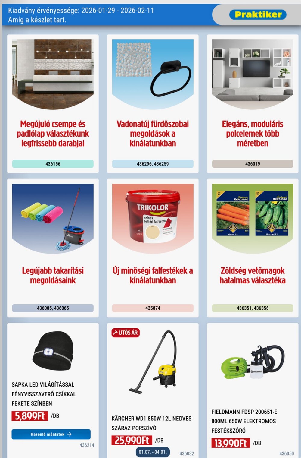 Praktiker akciós újság 2026.01.29-től - 27. oldal.