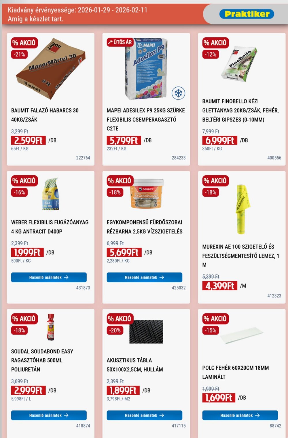 Praktiker akciós újság 2026.01.29-től - 7. oldal.