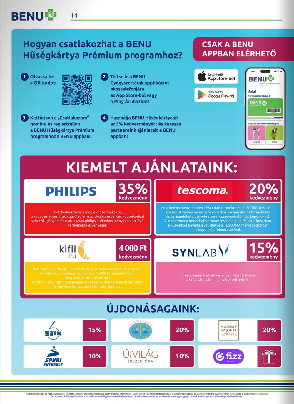 BENU Gyógyszertárak akciós újság 2026.02.01-től - 14. oldal.