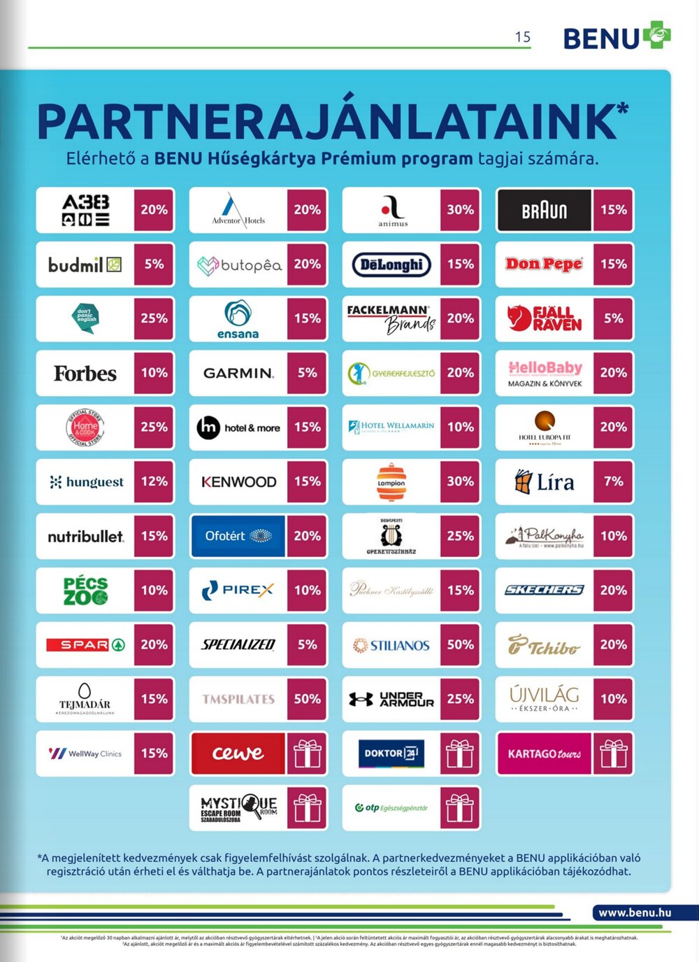 BENU Gyógyszertárak akciós újság 2026.02.01-től - 15. oldal.