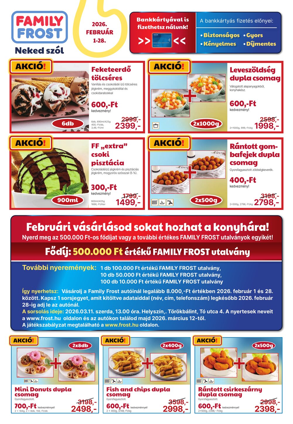 Family Frost akciós újság 2026.02.01-től - 1. oldal.