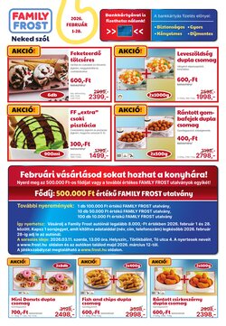 Family Frost akciós újság 2026.02.01-től