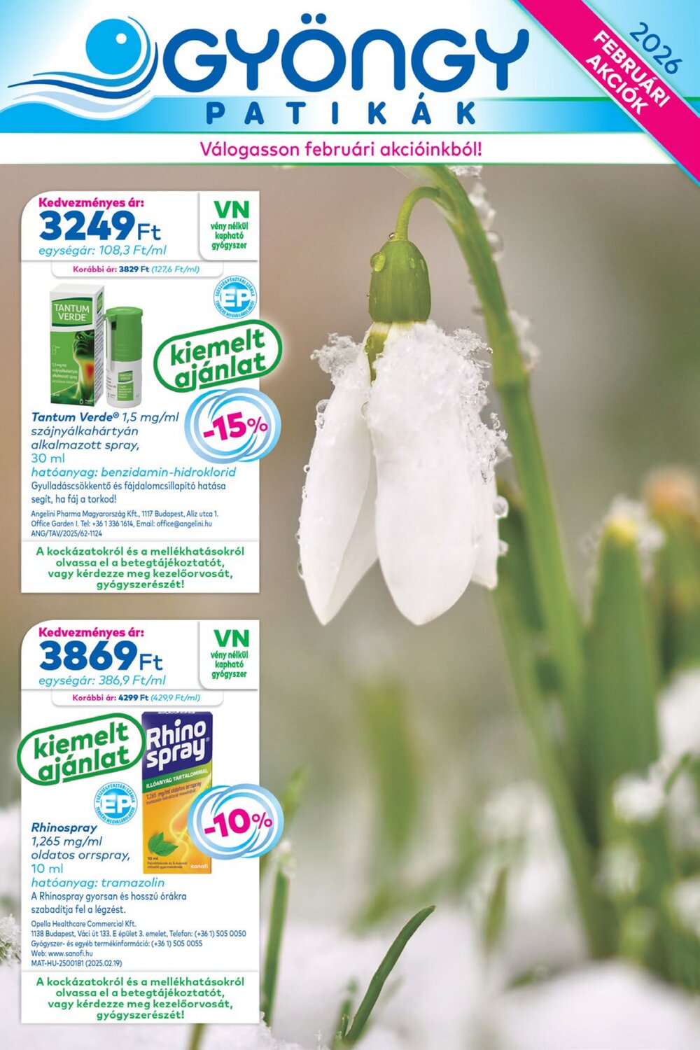 Gyöngy Patikák akciós újság 2026.02.01-től - 1. oldal.