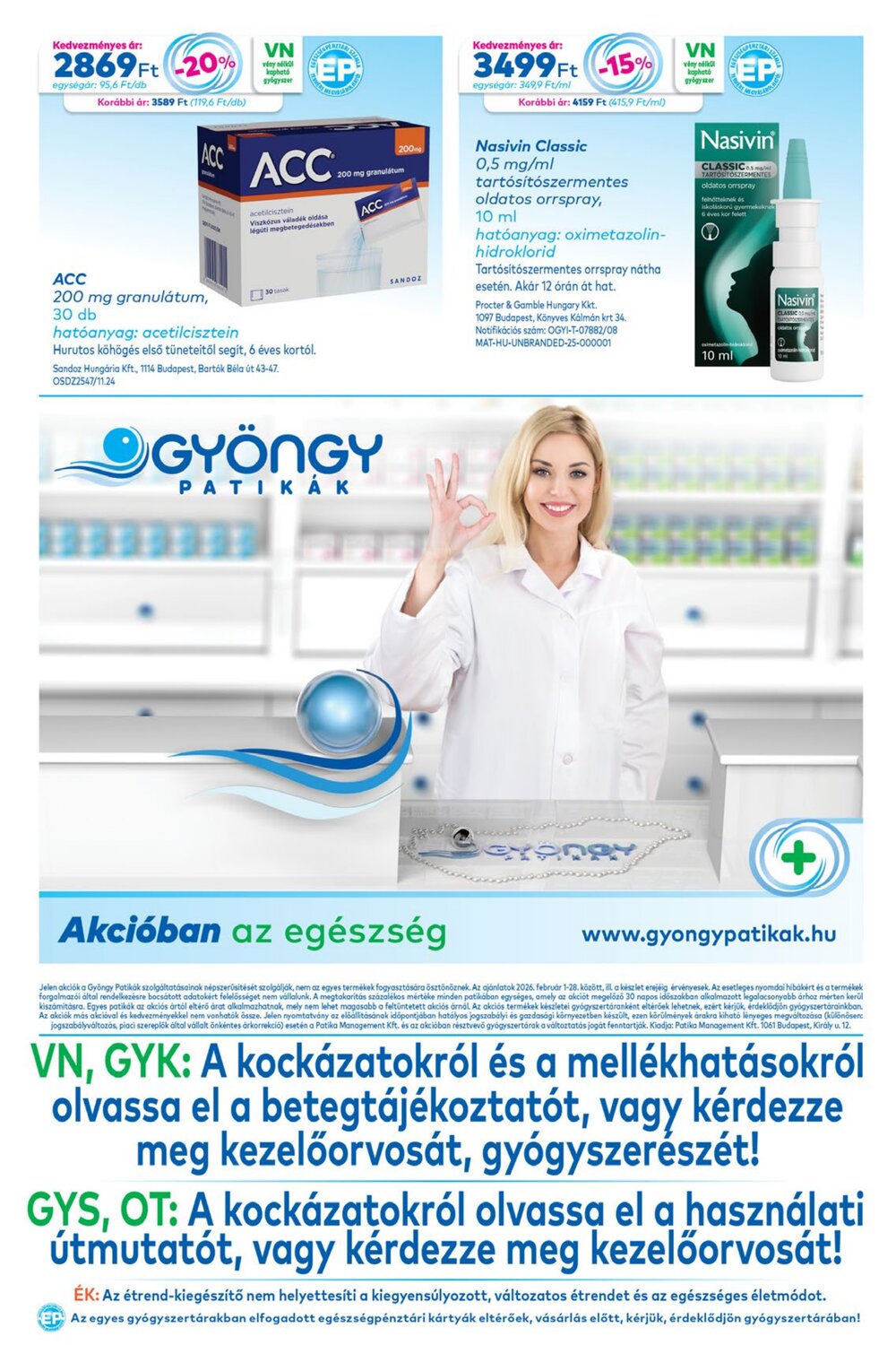 Gyöngy Patikák akciós újság 2026.02.01-től - 20. oldal.