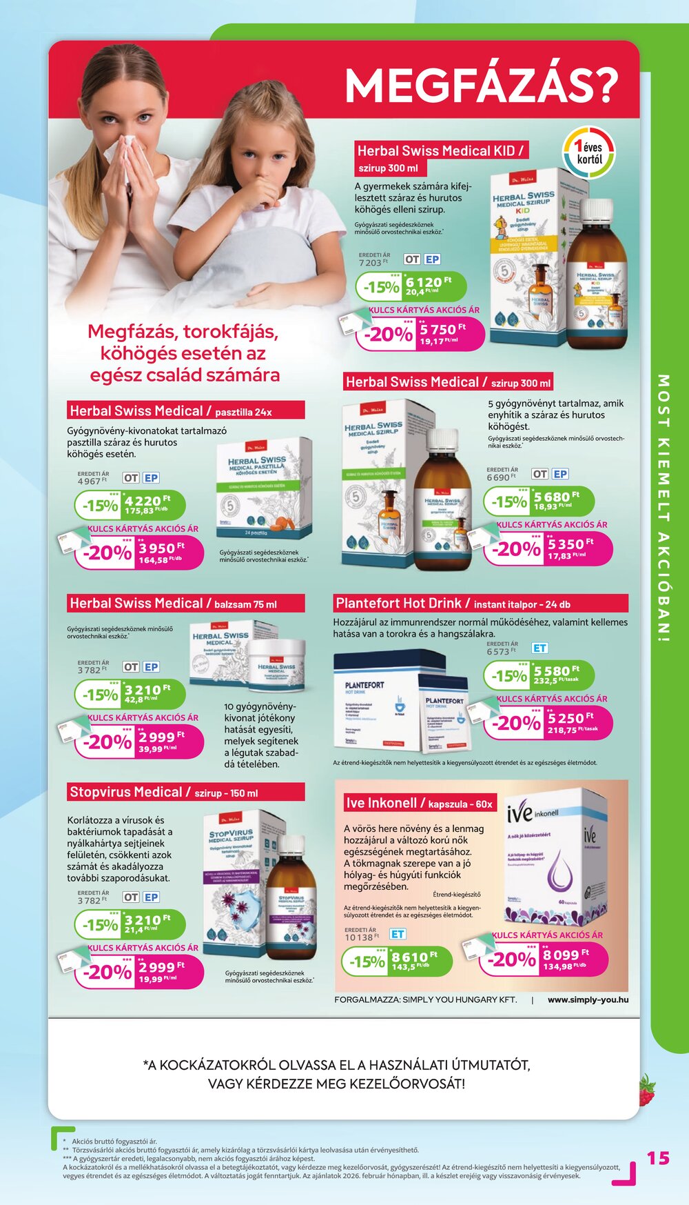 Kulcs Patika akciós újság 2026.02.01-től - 15. oldal.