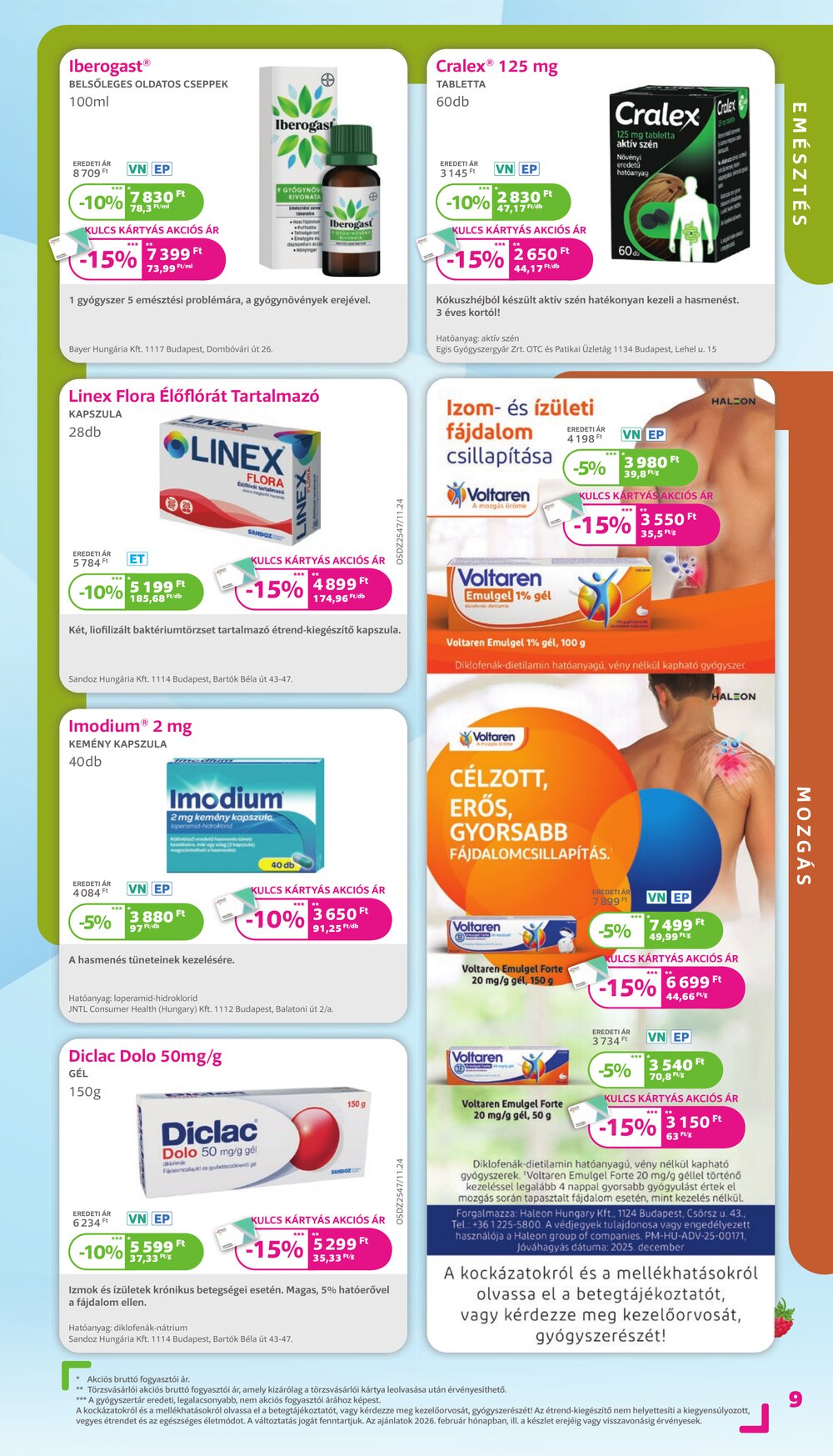 Kulcs Patika akciós újság 2026.02.01-től - 9. oldal.