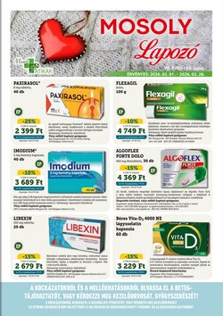 Mosoly Patikák akciós újság 2026.02.01-től