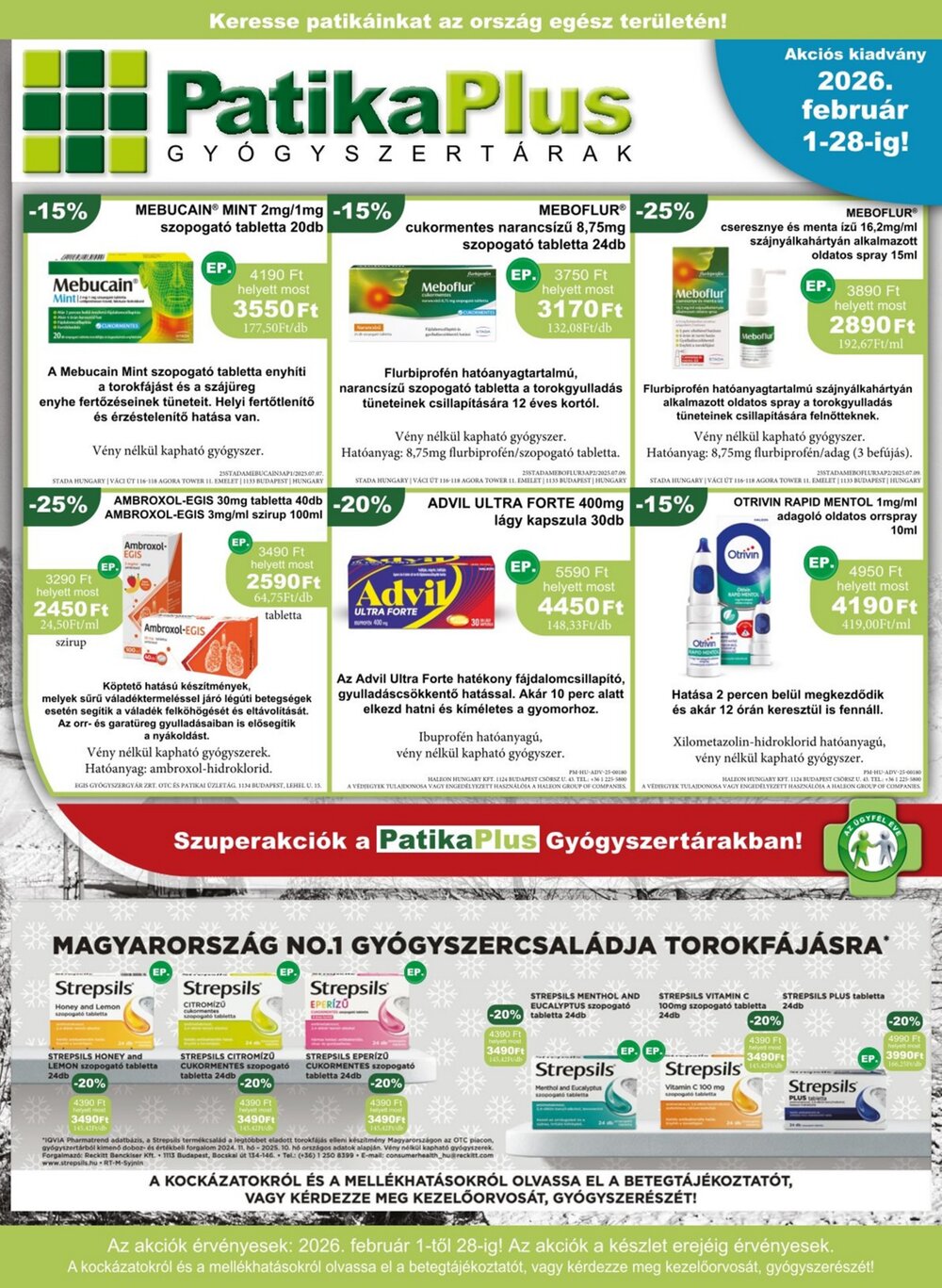 PatikaPlus akciós újság 2026.02.01-től - 1. oldal.