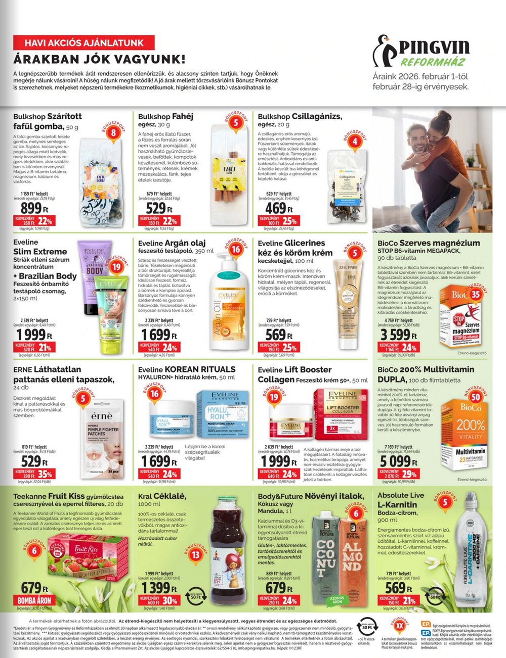 Pingvin Patika akciós újság 2026.02.01-től - 3. oldal.