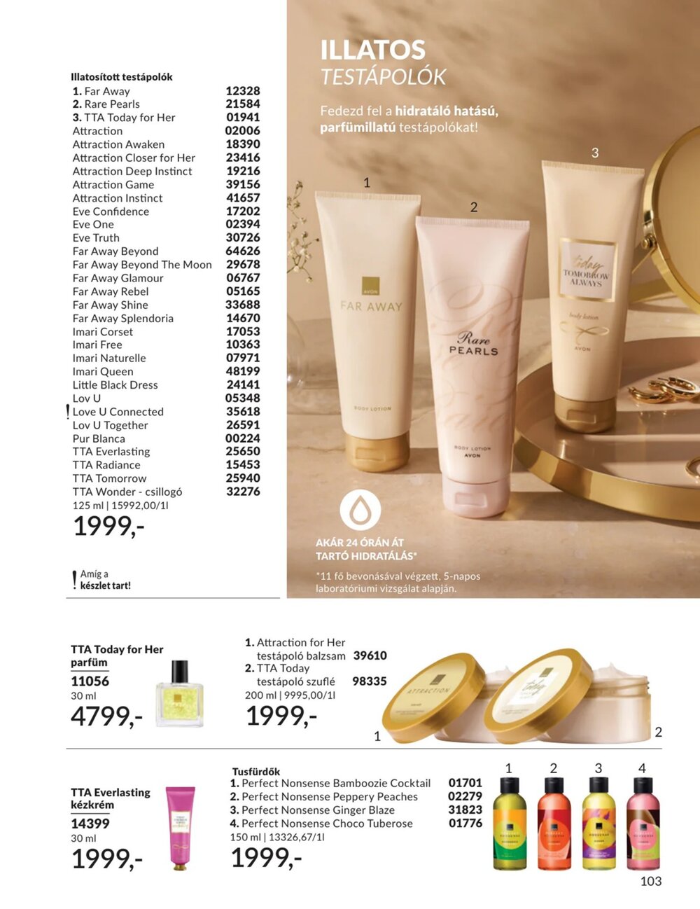 Avon akciós újság 2026.02.01-től - 103. oldal.