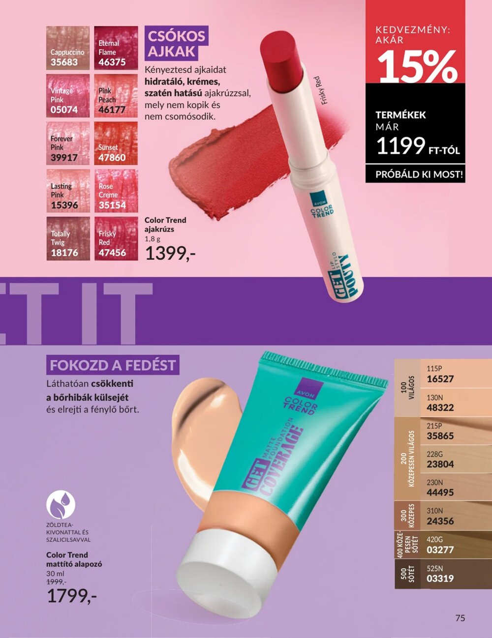 Avon akciós újság 2026.02.01-től - 75. oldal.