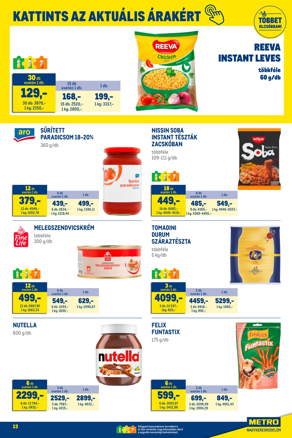 METRO akciós újság 2026.02.01-től - 13. oldal.