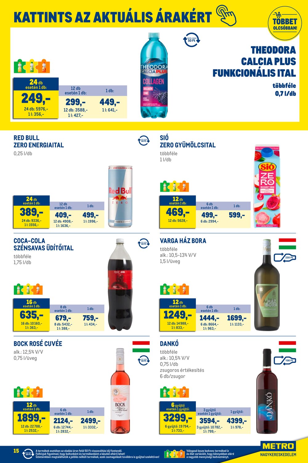 METRO akciós újság 2026.02.01-től - 15. oldal.