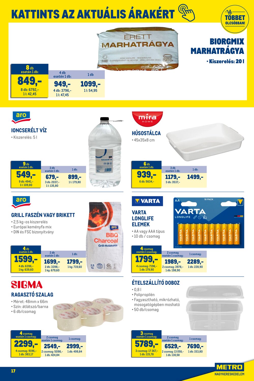 METRO akciós újság 2026.02.01-től - 17. oldal.