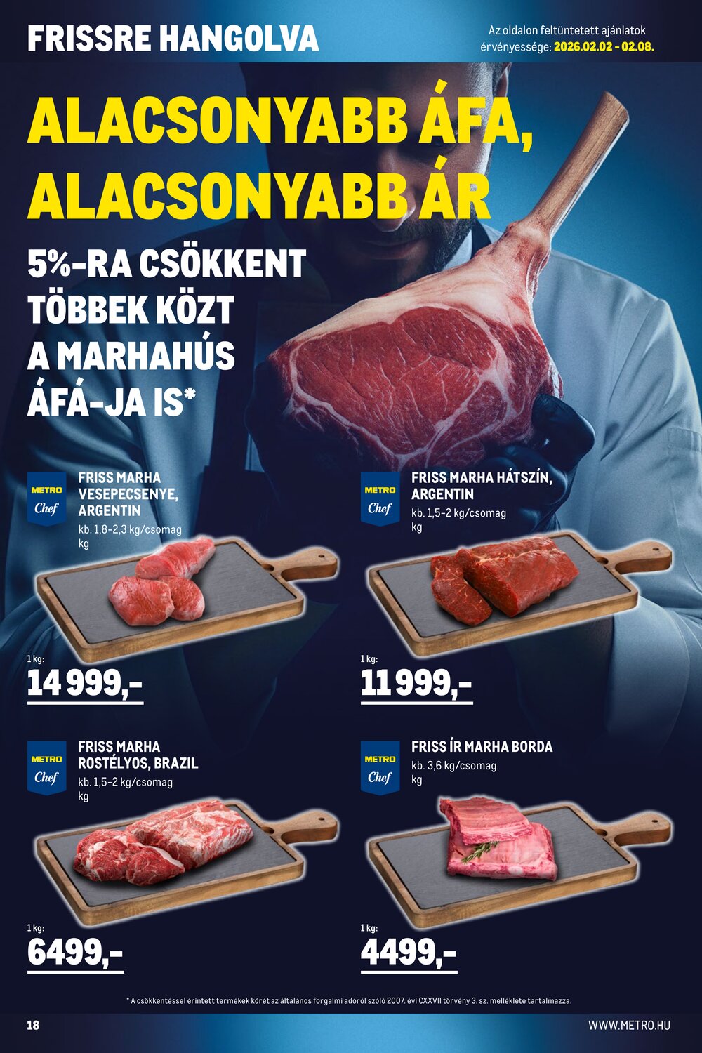 METRO akciós újság 2026.02.01-től - 18. oldal.