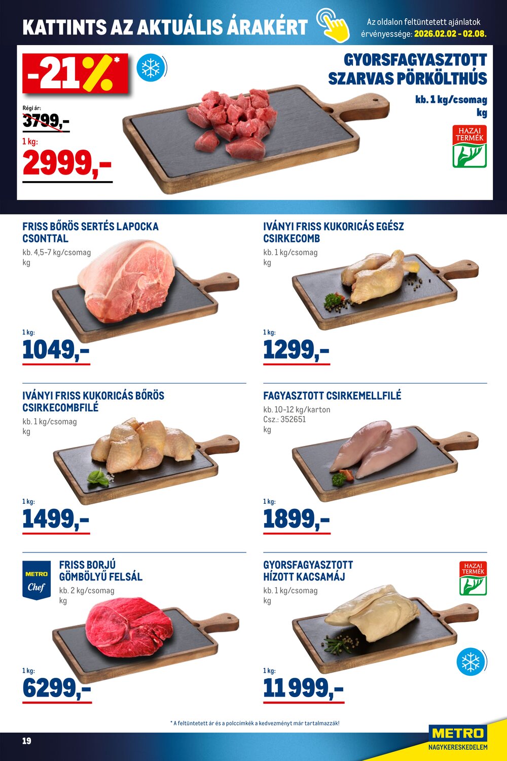 METRO akciós újság 2026.02.01-től - 19. oldal.