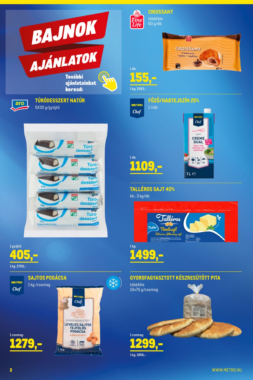 METRO akciós újság 2026.02.01-től - 2. oldal.