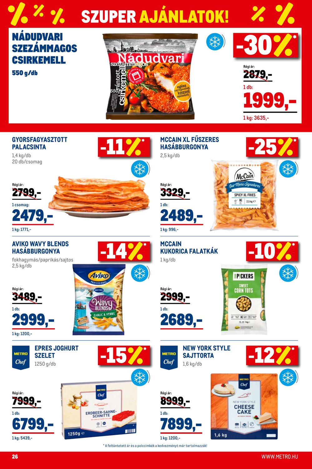 METRO akciós újság 2026.02.01-től - 26. oldal.