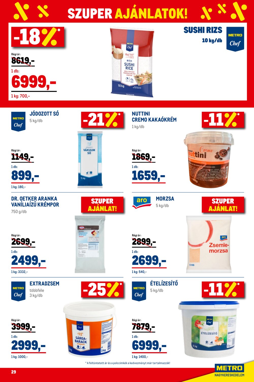 METRO akciós újság 2026.02.01-től - 29. oldal.