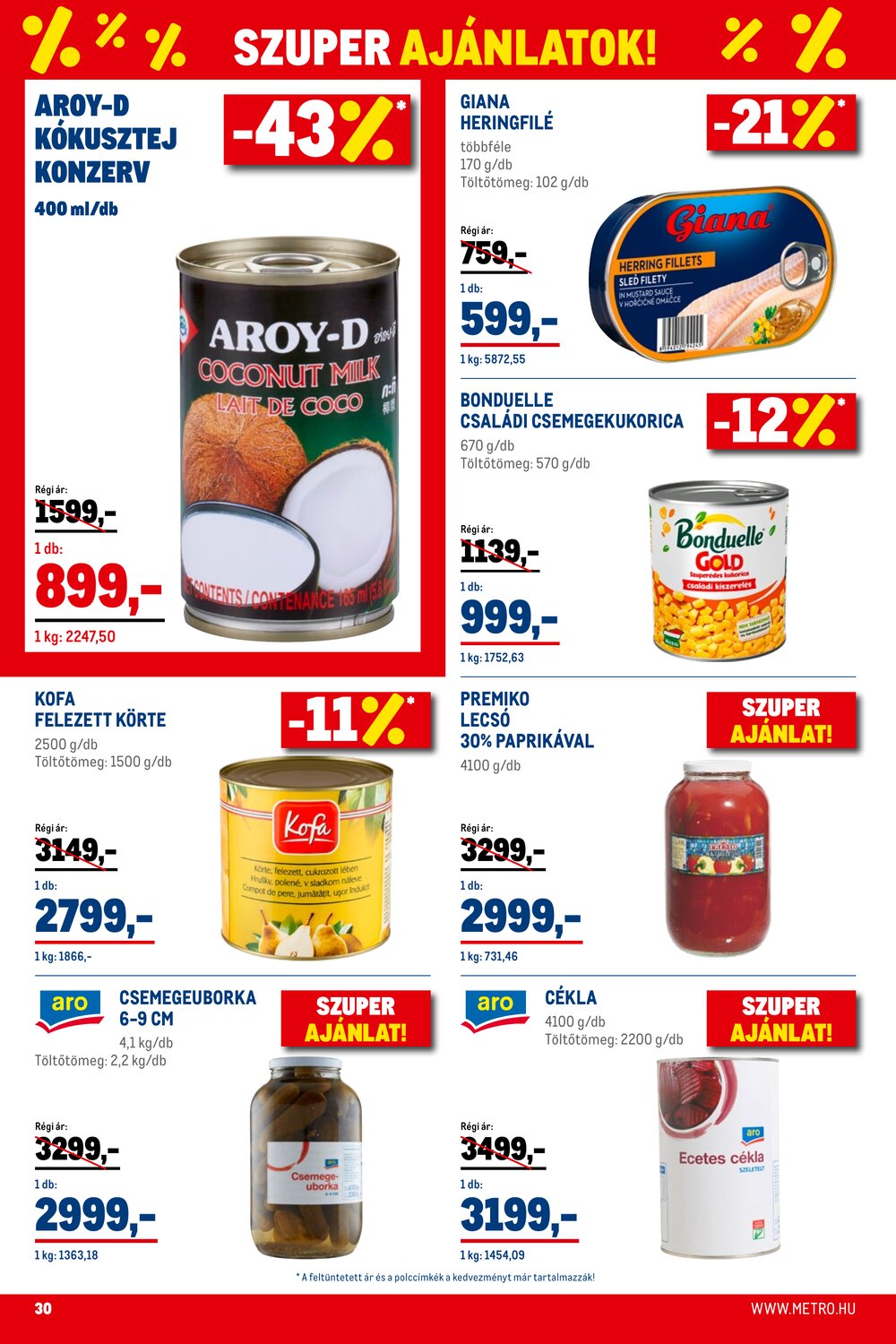 METRO akciós újság 2026.02.01-től - 30. oldal.