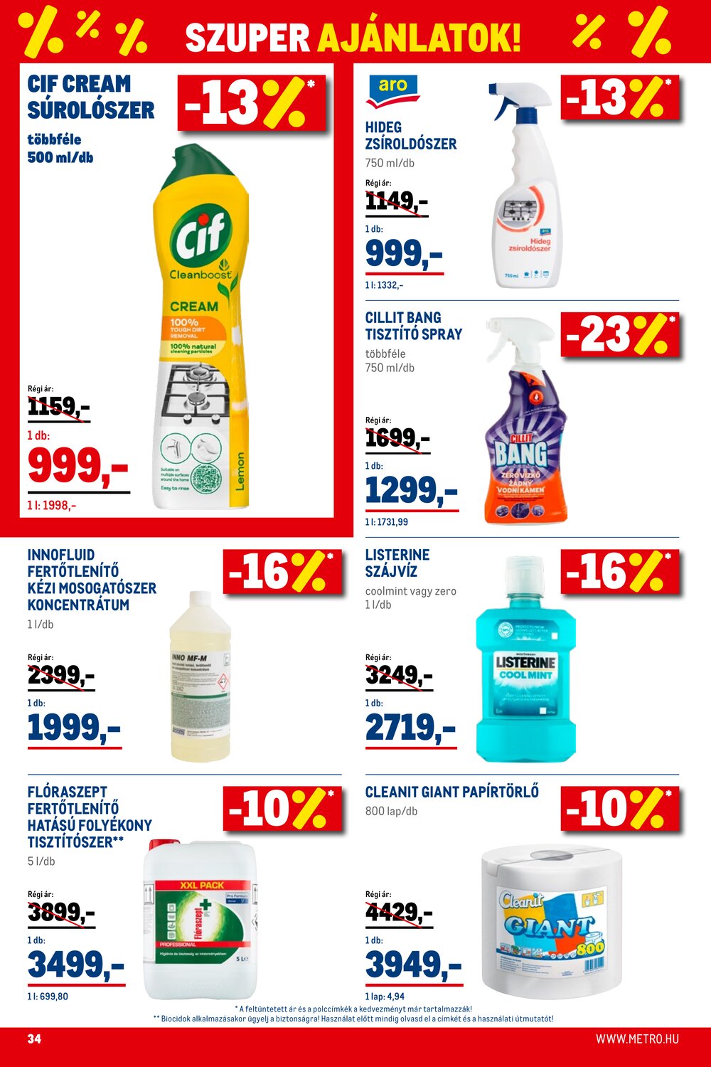 METRO akciós újság 2026.02.01-től - 34. oldal.
