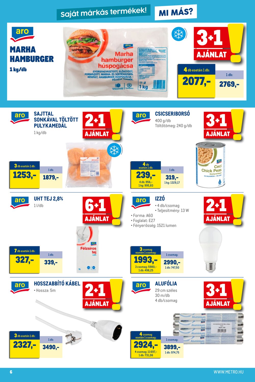 METRO akciós újság 2026.02.01-től - 6. oldal.