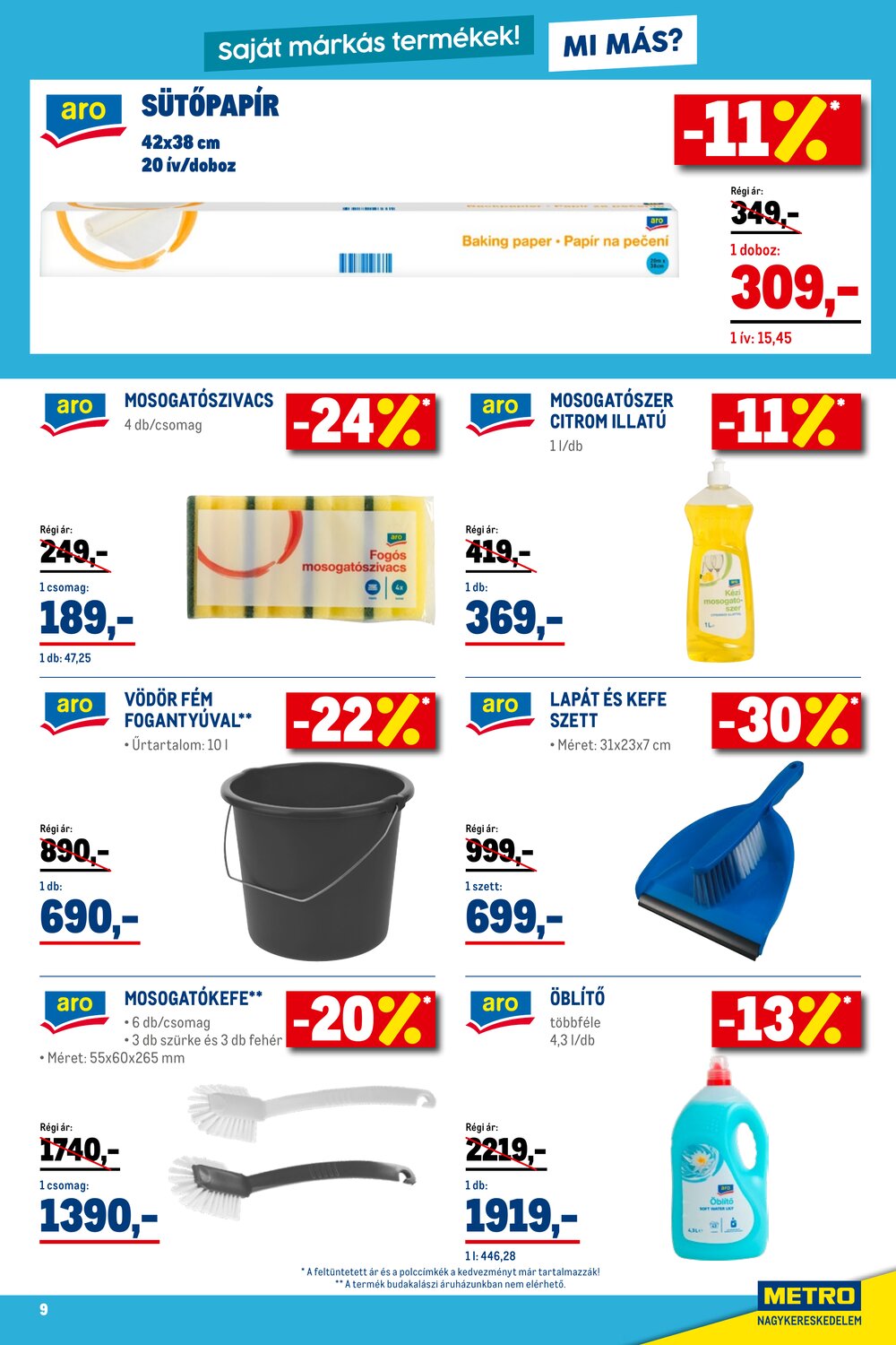 METRO akciós újság 2026.02.01-től - 9. oldal.
