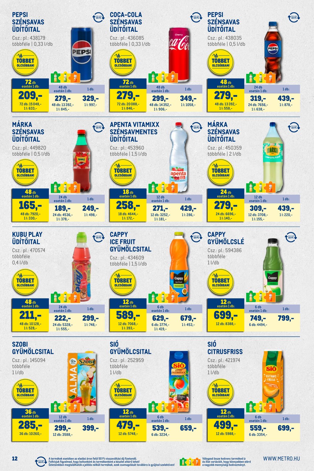 METRO akciós újság 2026.02.01-től - 12. oldal.
