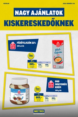 METRO akciós újság 2026.02.01-től