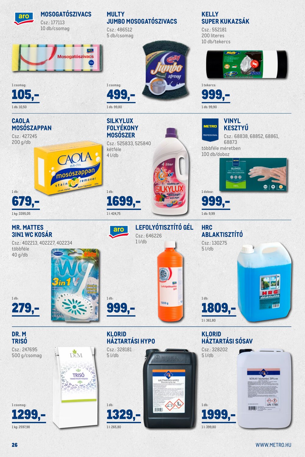 METRO akciós újság 2026.02.01-től - 26. oldal.
