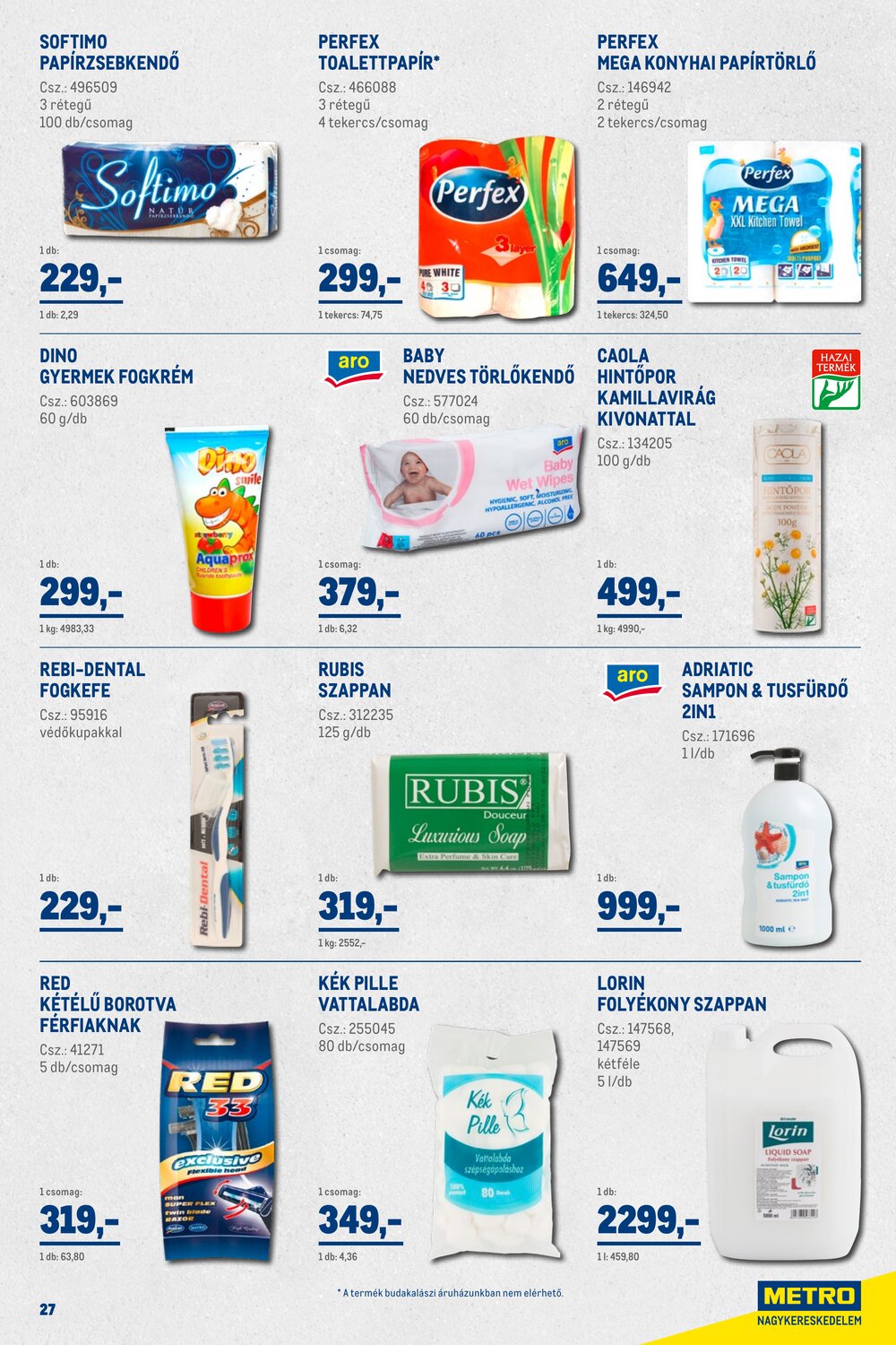 METRO akciós újság 2026.02.01-től - 27. oldal.