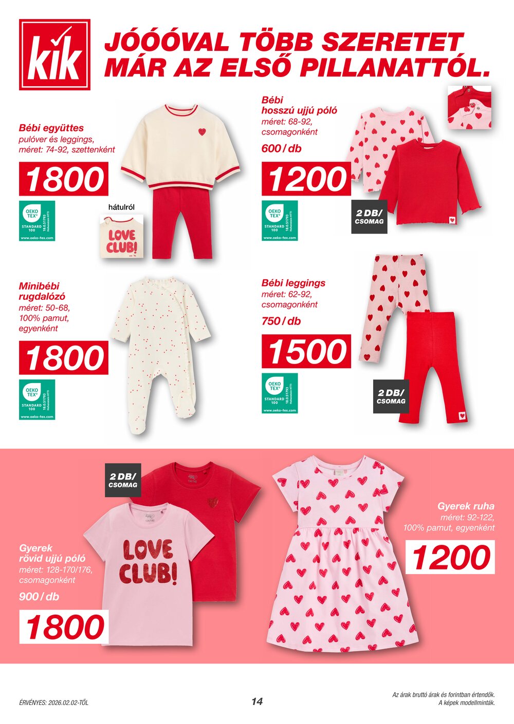 KIK akciós újság 2026.02.02-től - 14. oldal.