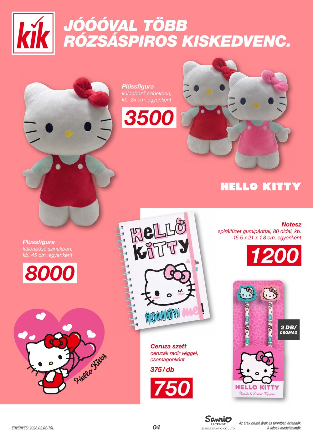 KIK akciós újság 2026.02.02-től - 4. oldal.