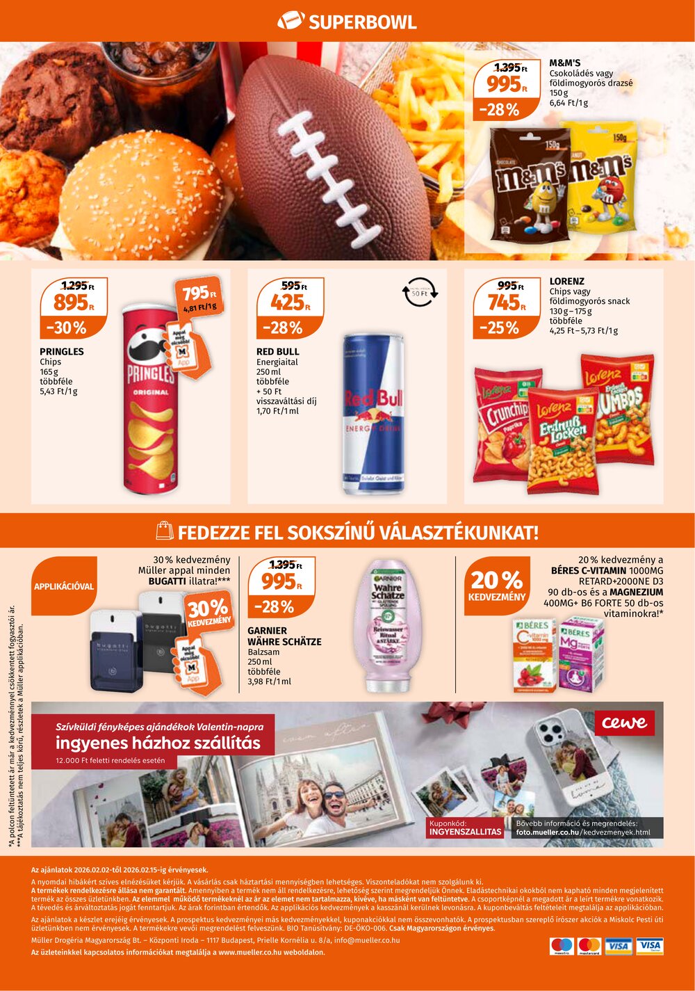 Müller drogéria akciós újság 2026.02.02-től - 12. oldal.