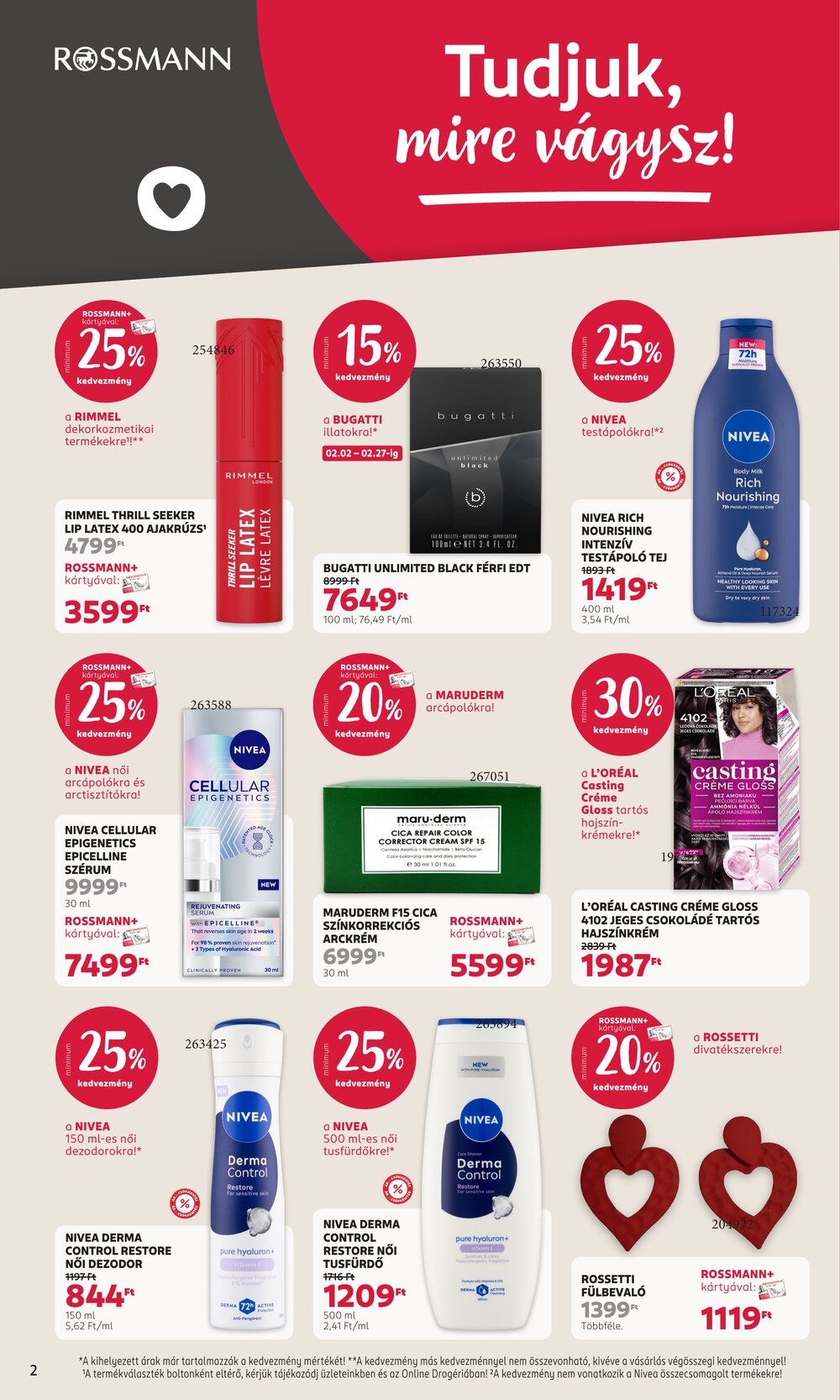 Rossmann akciós újság 2026.02.02-től - 2. oldal.