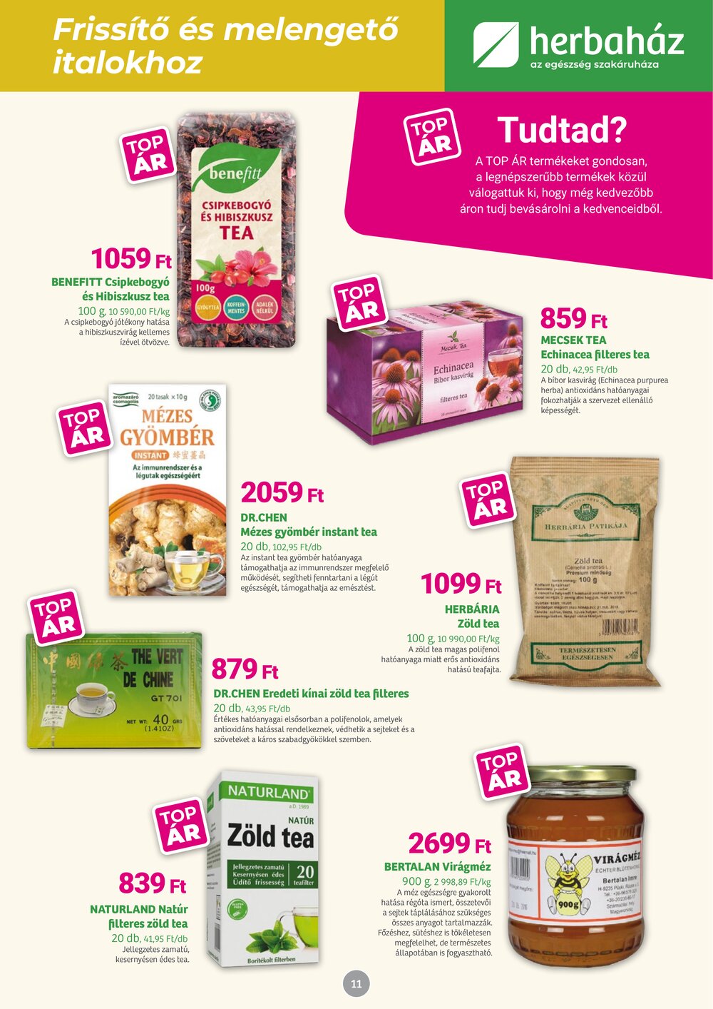 Herbaház akciós újság 2026.02.02-től - 11. oldal.