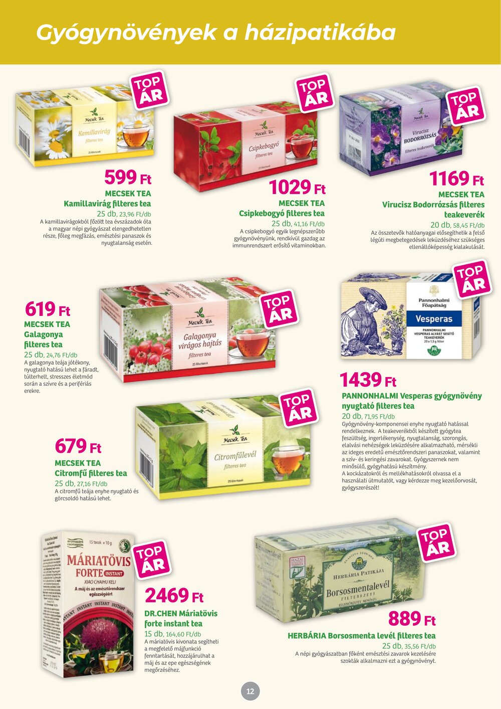 Herbaház akciós újság 2026.02.02-től - 12. oldal.