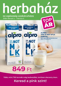 Herbaház akciós újság 2026.02.02-től
