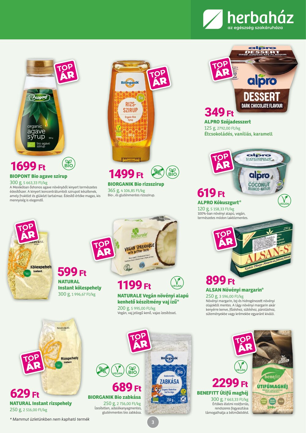 Herbaház akciós újság 2026.02.02-től - 3. oldal.
