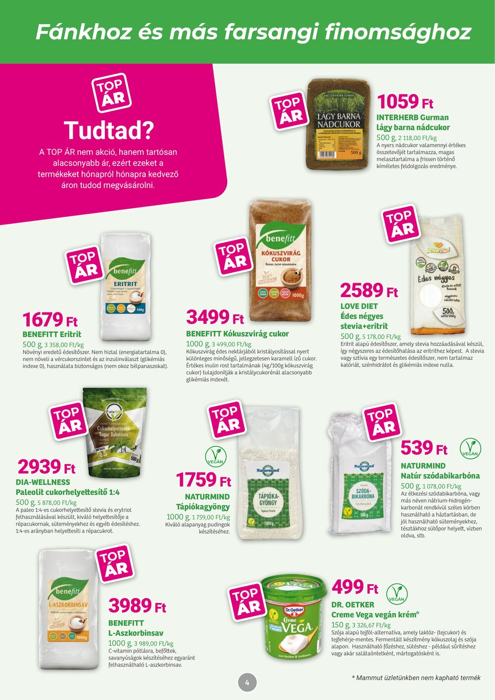 Herbaház akciós újság 2026.02.02-től - 4. oldal.